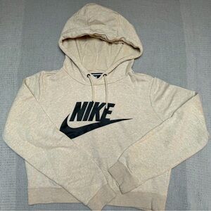 Off-White Cropped Nike Hoodie